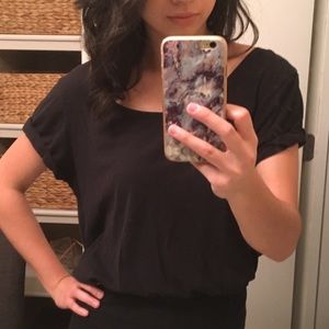 VS PINK backless scoop tee